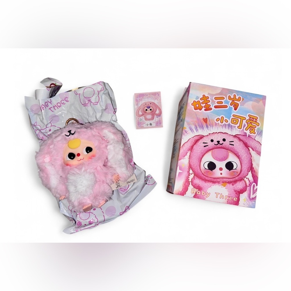 Baby Three De Lovely “Bunny” Plush Pendant — Scented | New & Unused (Confirmed) - Picture 2 of 6